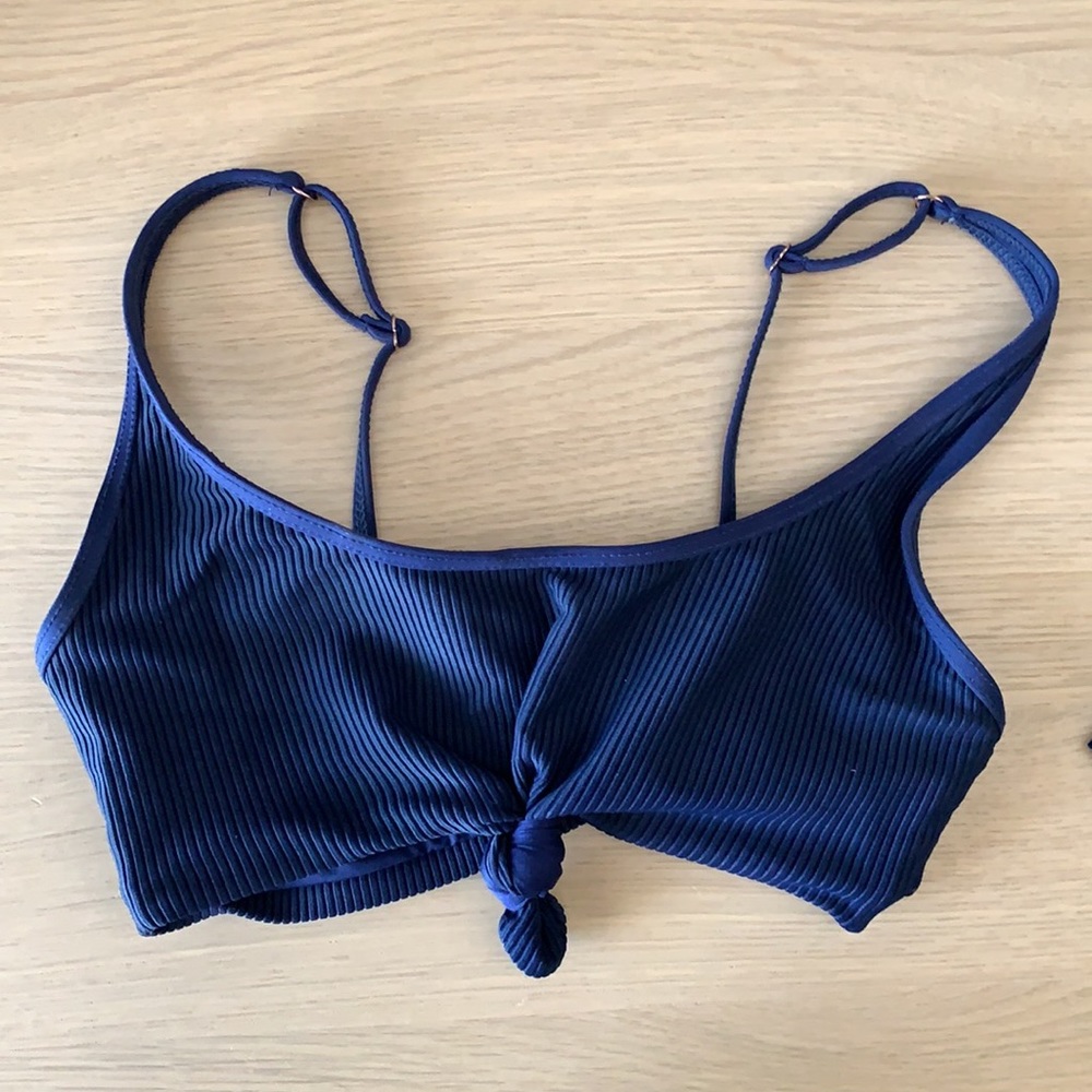 Frankies tie front bikini top